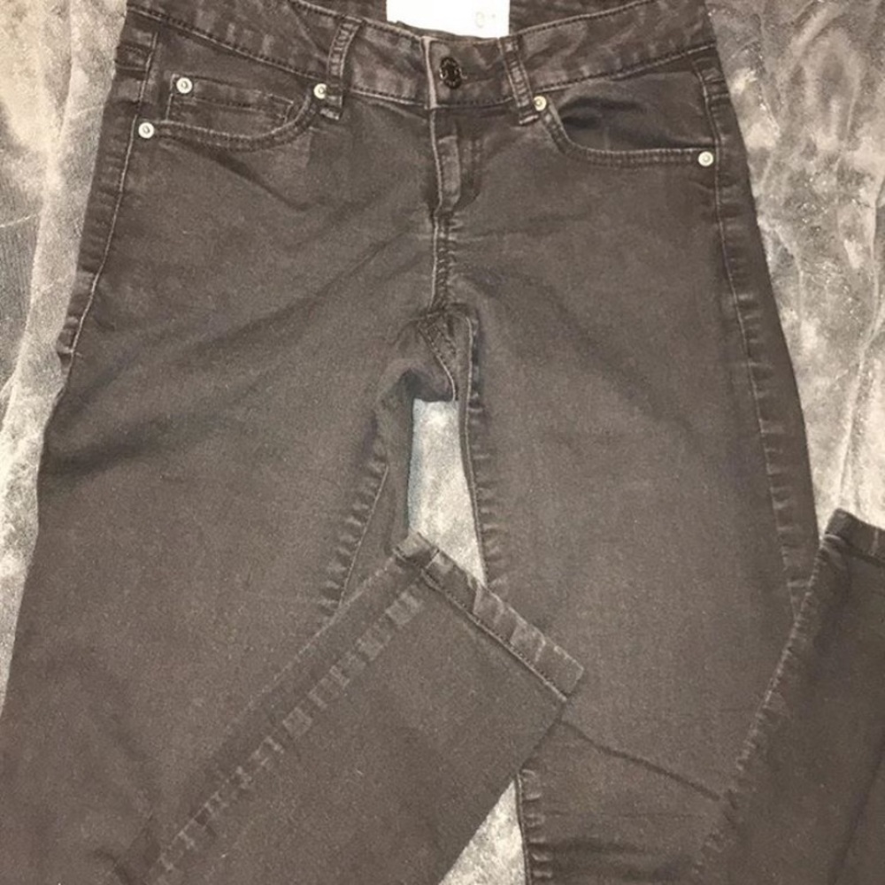 Plain Black Skinny Jeans